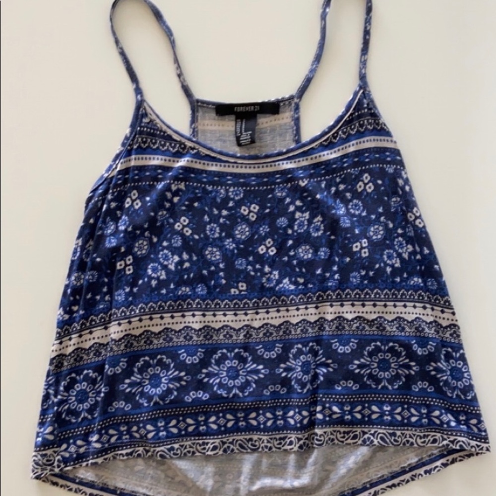 Blue forever 21 Tank